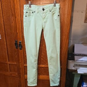 Size 24 Mint Free People Zip Ankle Jeans